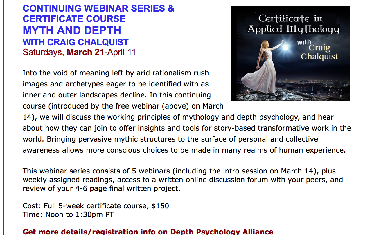myth depth certificate series